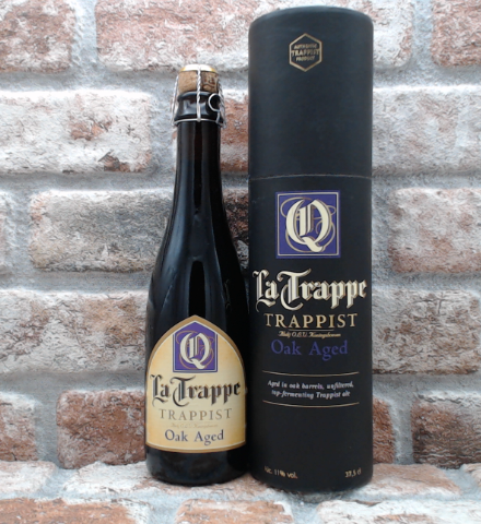 La Trappe Quadrupel Oak Aged Batch 30 - Met koker 2018 - 37.5 CL