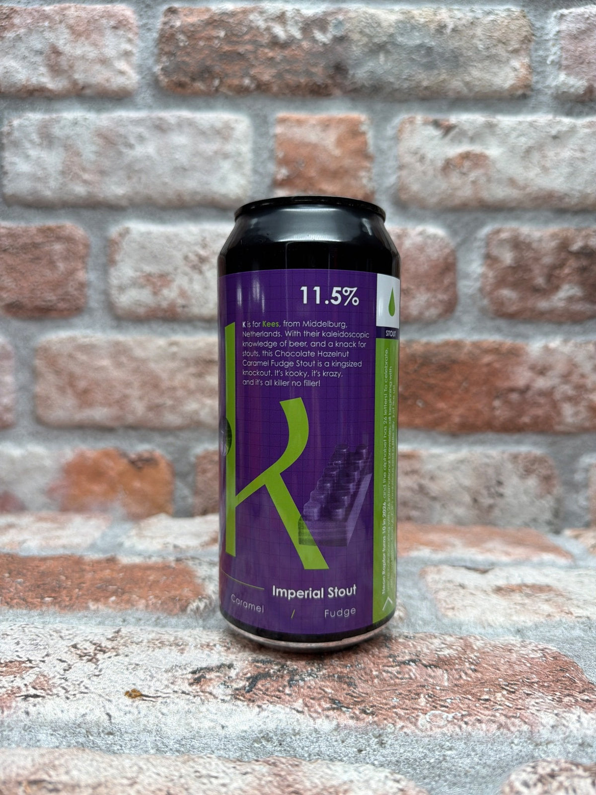 Neon Raptor Brewing Co. Knickknack — achterkant