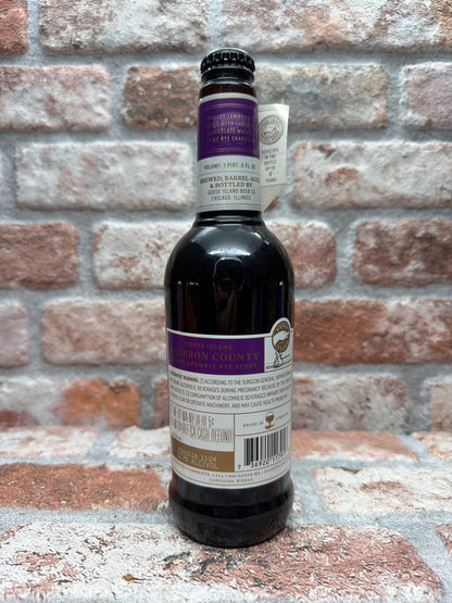 Goose Island Beer Co. Bourbon County Brand Bramble Rye Stout (2018) — achterkant