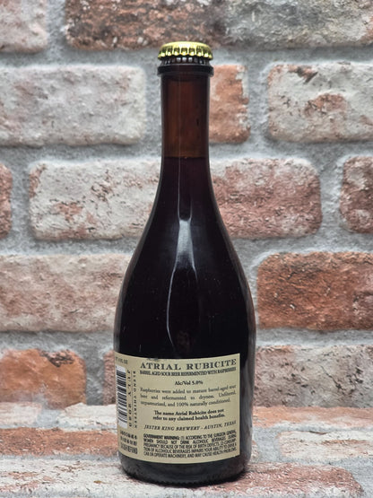 Jester King Brewery Atrial Rubicite (Blend 13) — achterkant