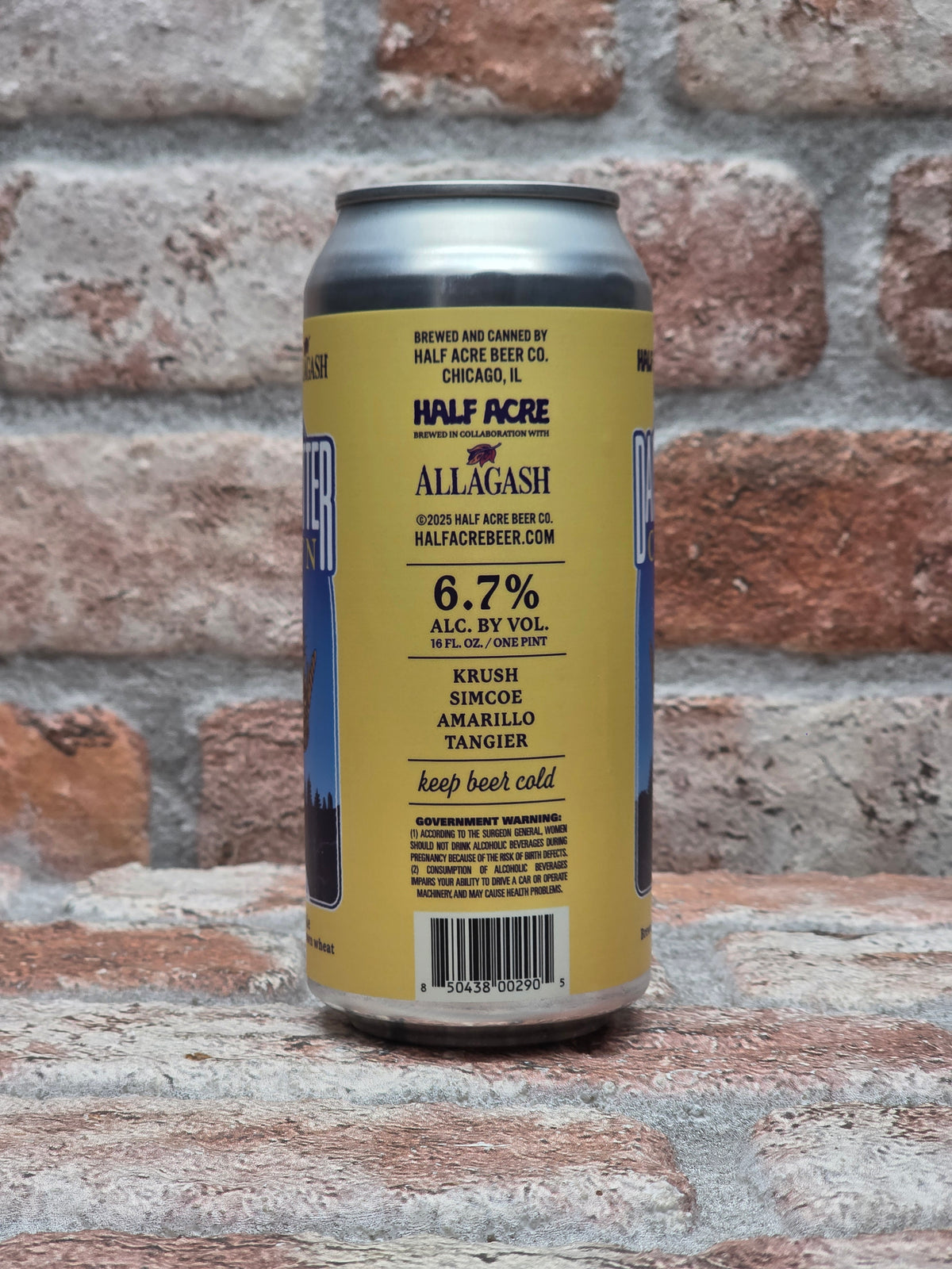 Half Acre Beer Company Daisy Cutter Crown IPA - 47.3 CL (1 pint)
