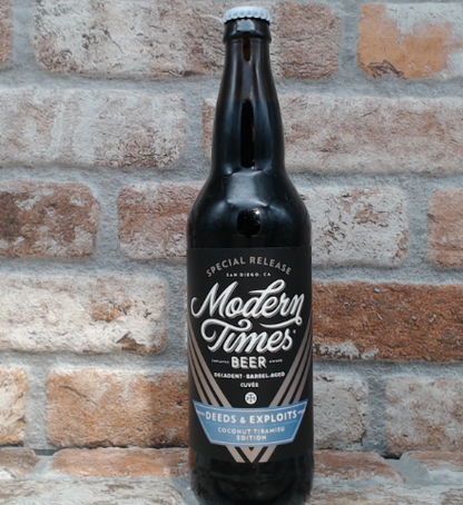 Modern Times Deeds &amp; Exploits Coconut Tiramisu Edition – 47,3 CL (1 Pint)