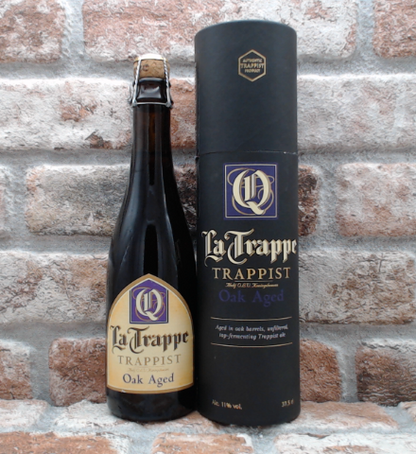 La Trappe Quadrupel Oak Aged Batch 32 - Met koker 2018 - 37.5 CL