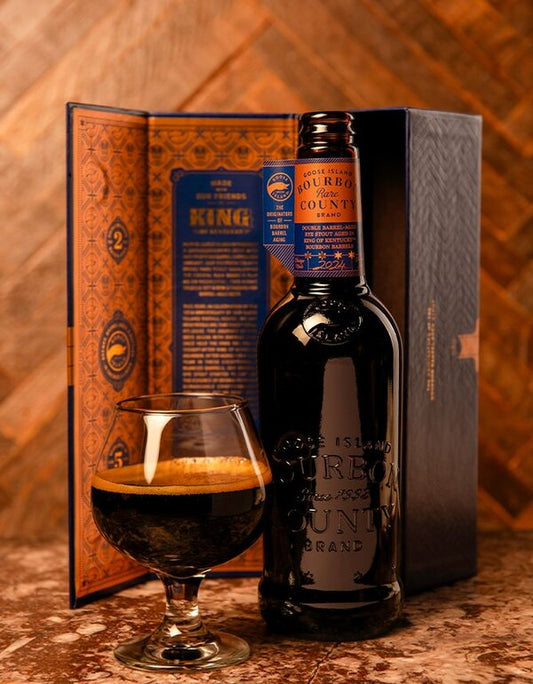 Binnenkort verkrijgbaar: Goose Island Bourbon County 2024 Rare Stout - 47.3 CL (1 pint)