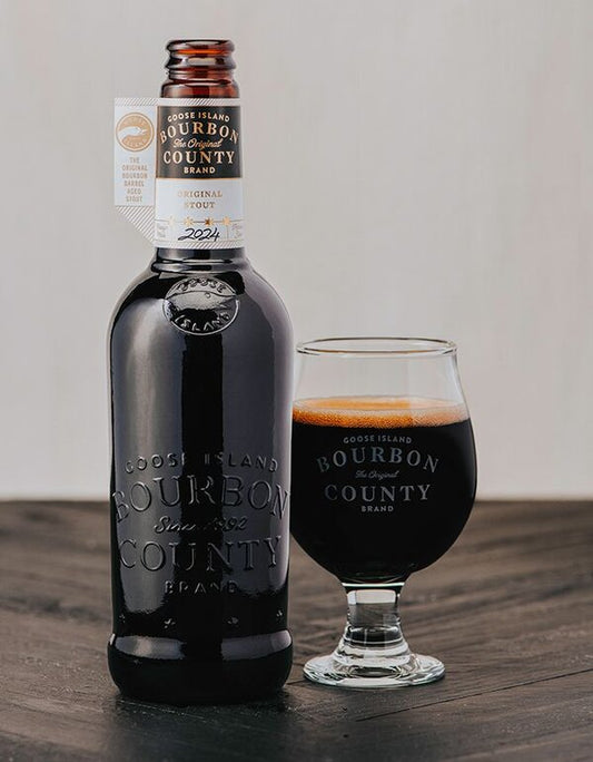 Binnenkort verkrijgbaar: Goose Island Bourbon County 2024 Stout - 47.3 CL (1 pint)