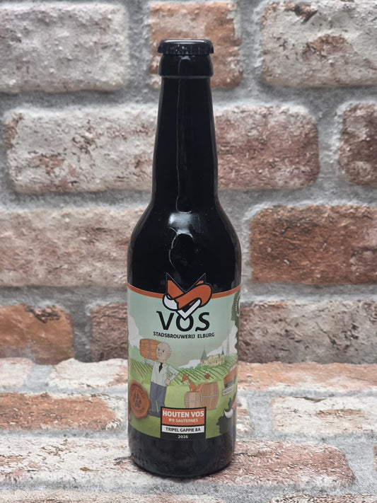 Stadsbrouwerij Vos - Elburg Houten Vos (Barrel Aged) #9 - Tripel BA Sauternes - 33 CL