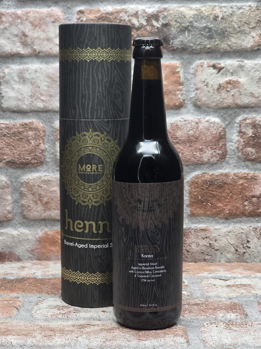 More Brewing Company Barrel Aged Henna: Karma (2023) Stout - 50 CL