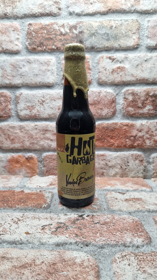 Voodoo Brewing Company Hot Garbage Aged In Early Times Whiskey (Gold Wax And Glitter, 10.22.19) Stout - 35 CL