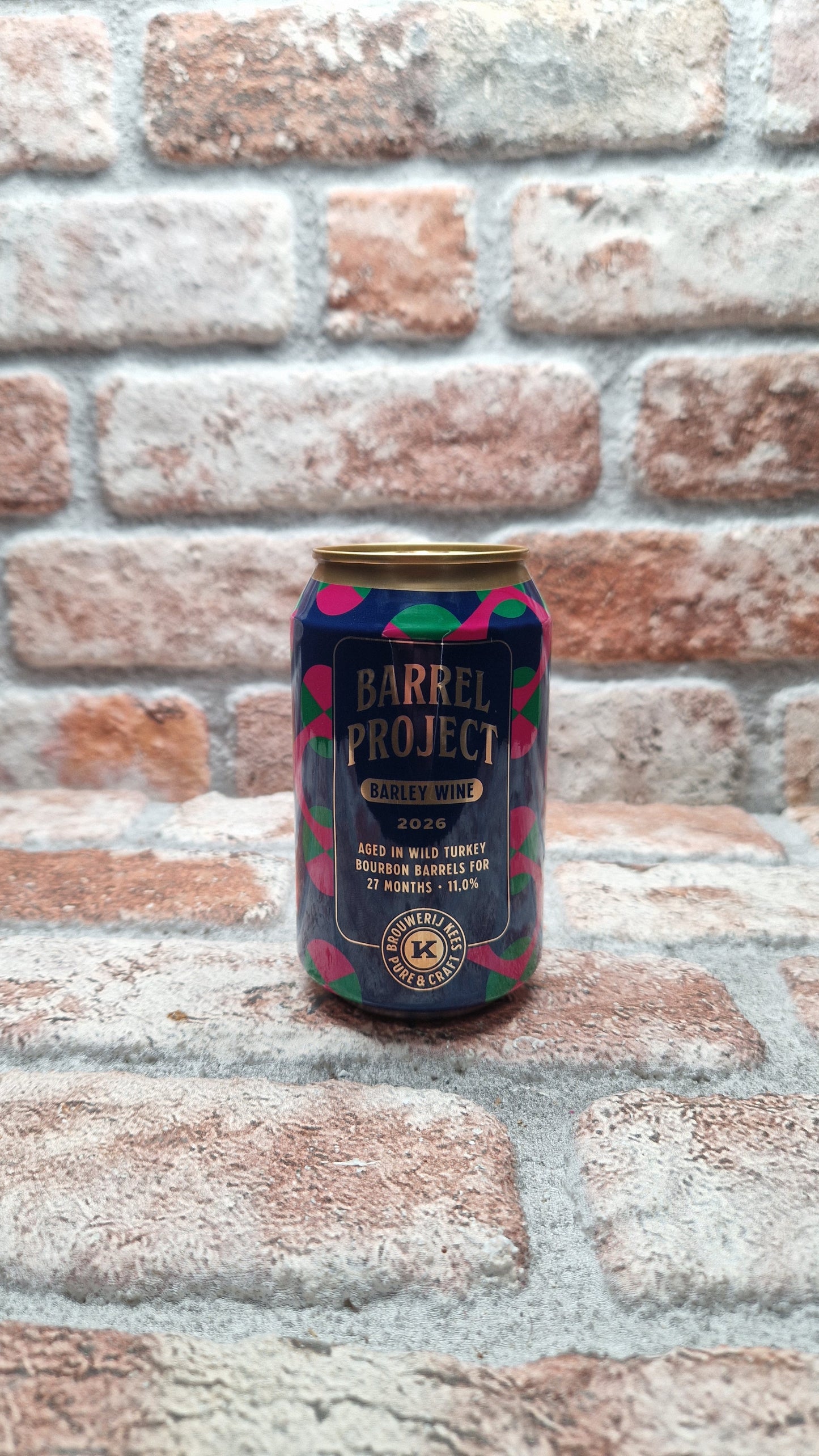 Brouwerij Kees Barrel Project 2026, Barley Wine gerijpt in Wild Turkey Barrels Barleywine - 33 CL