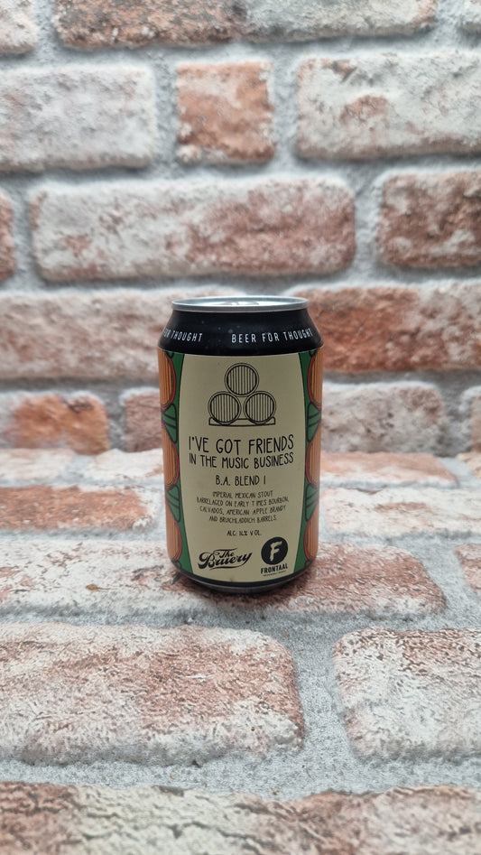 Frontaal I've Got Friends In The Music Business B.A. Blend I Stout - 33 CL
