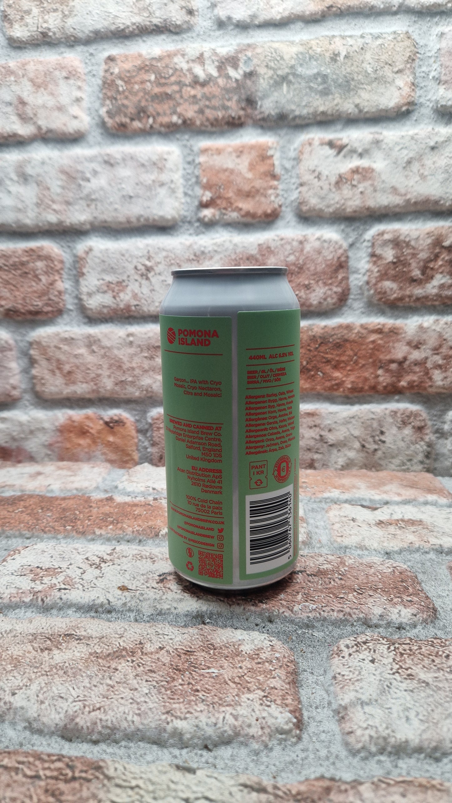 Pomona Island Brew Co. GARÇON MEANS BOY IPA - 33 CL