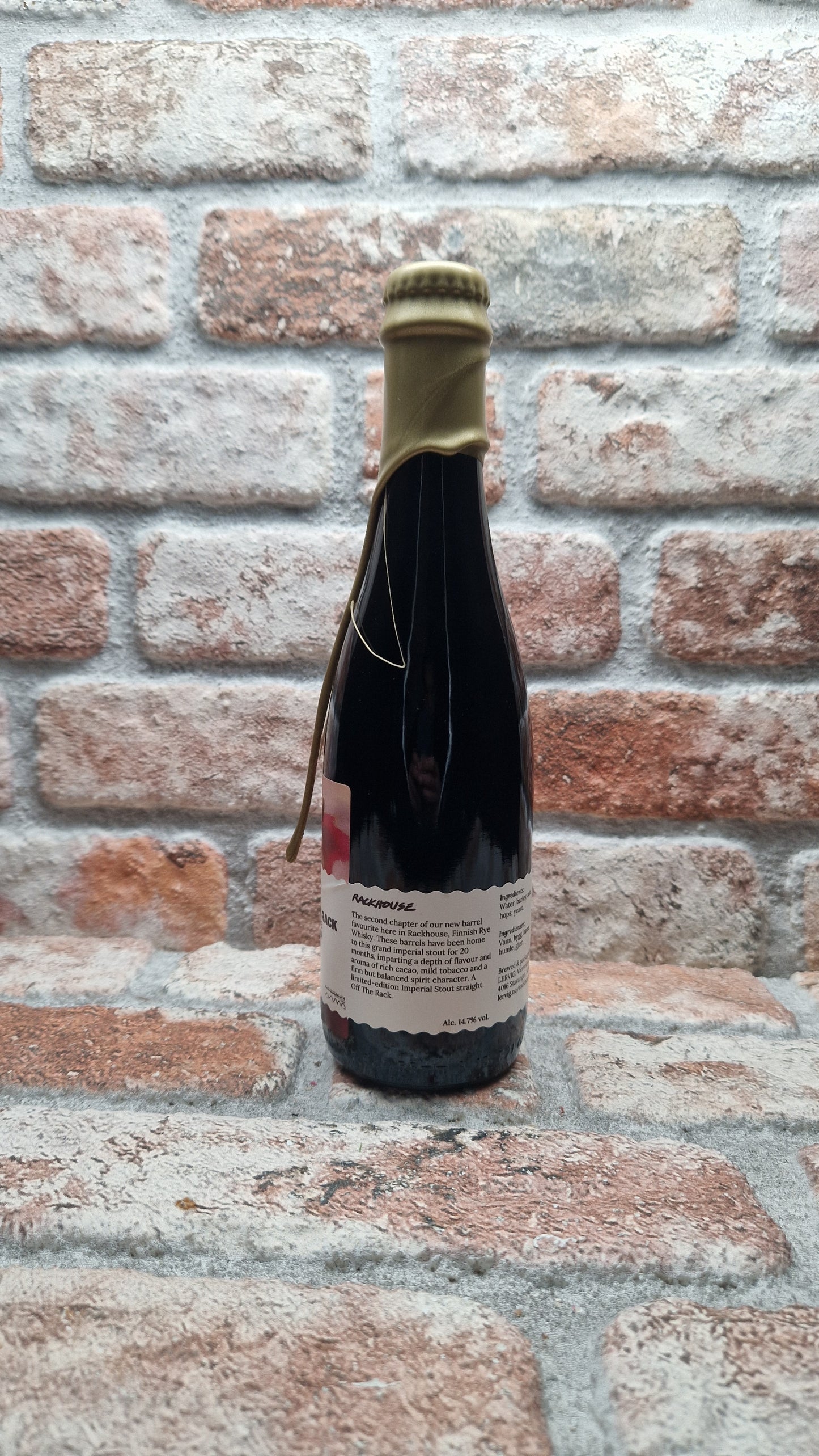 LERVIG Off the Rack Finnish Rye Whisky 2024 By Rackhouse Stout - 37.5 CL